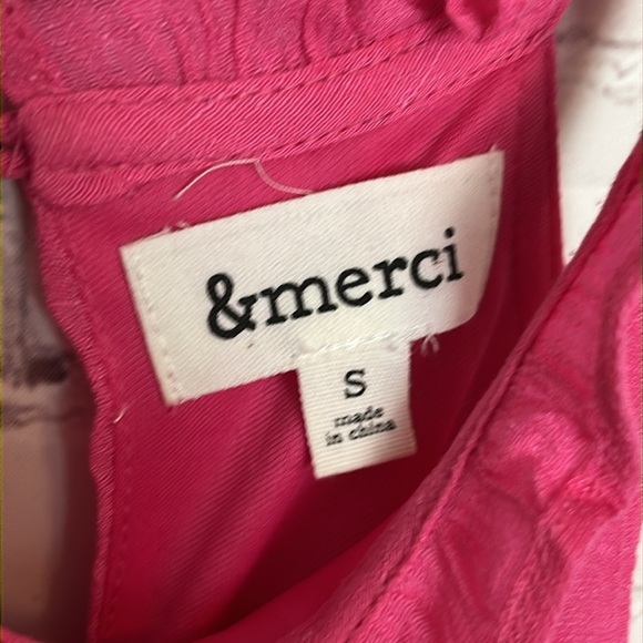 &Merci Pink Tiered Dress with Ruffle Accents - Picture 4 of 13